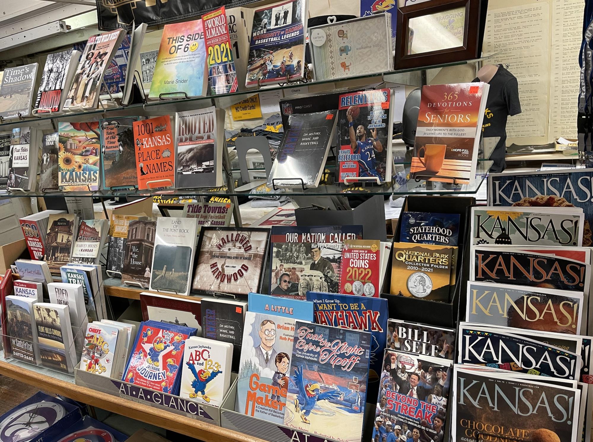 Books for sale at Anderson's